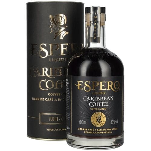 Ron Espero Caribbean Coffee & Rum Liqueur 40% Vol. 0,7l in geschenkverpakking