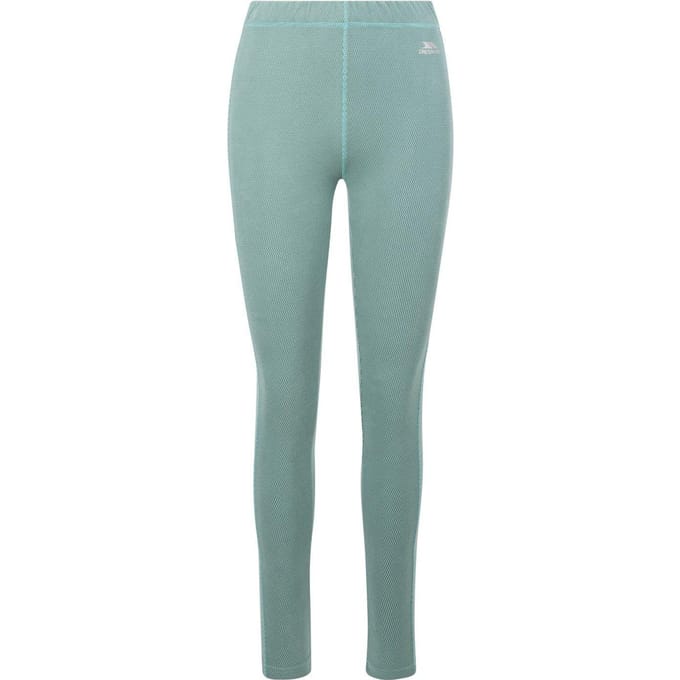 Trespass Sunita geribbelde legging voor dames (Tin/blauwgroen)