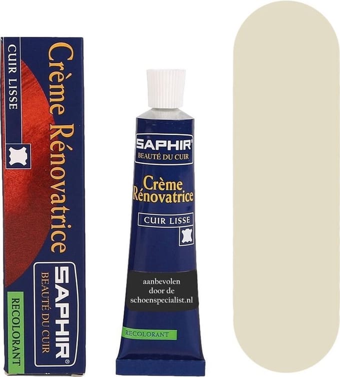 Saphir Renovatrice Tube Extra Dekkende Schoenpoets 63 gebrokenwit