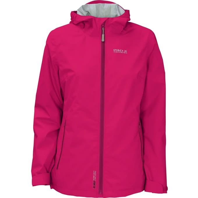 Roze dames regenjas Kim van Pro-X Elements XXS