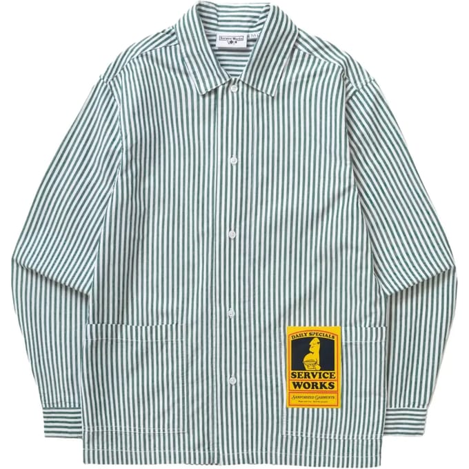 Overhemd Service Works Poplin Waiter