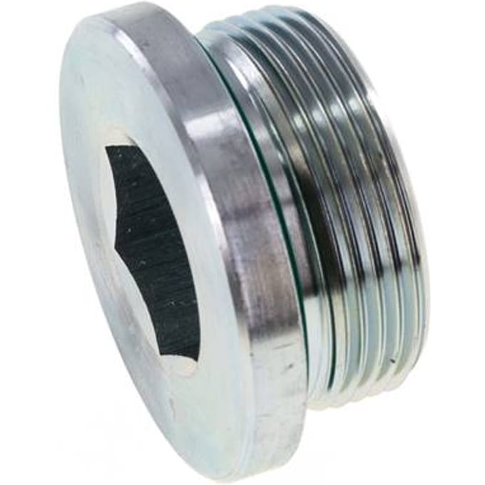 Plug M42 X 2 Staal FKM met binnenzeskant 250 bar (3512.5psi)