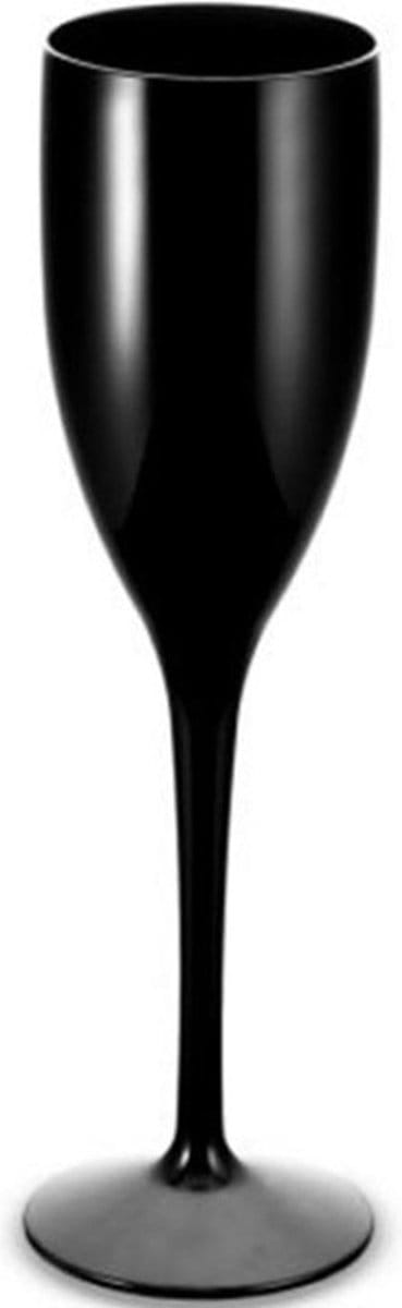 Splash-X Kunststof Champagneglas Guus 15 cl | black