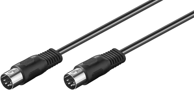 Goobay Audio-aansluitkabel DIN, DIN-stekker 180° (5-pins) naar DIN-stekker 180° (5-pins), 1,5 m