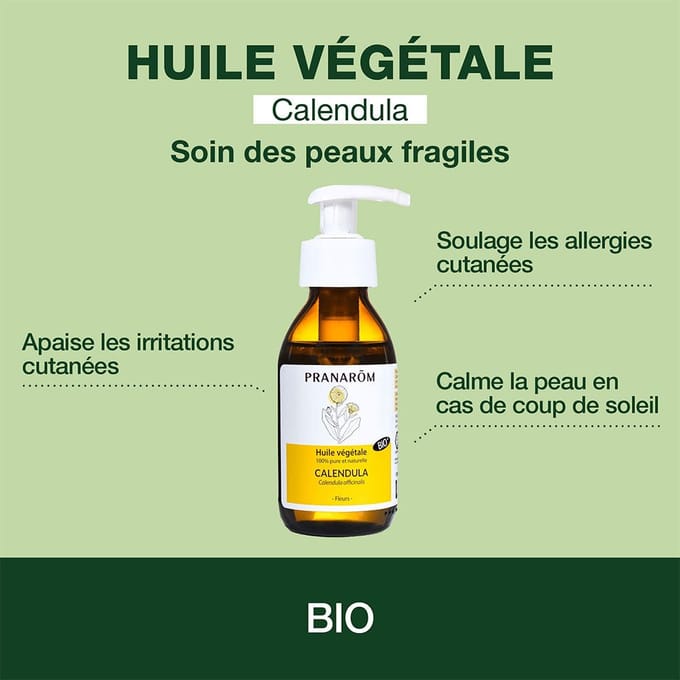 Pranarom - Calendula Plantaardige Olie - Bio - 100 ml