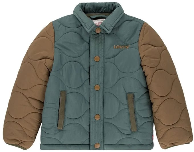 Levi´s ® Kids Quilted Jas Groen 14 Years Jongen