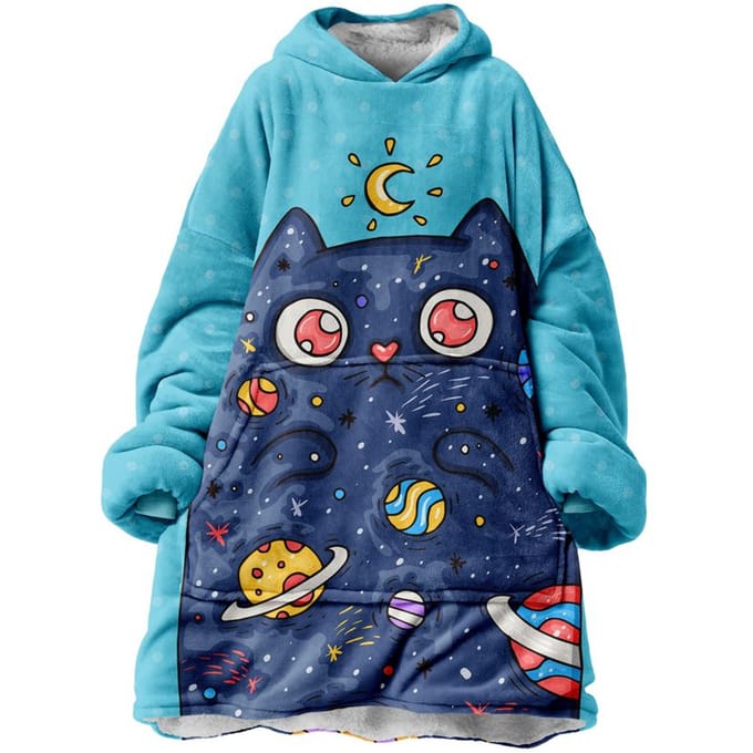 "Space Cat fm" Knuffeltrui Huggie