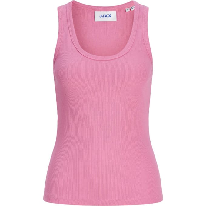 Tanktop met ribstructuur model 'FRIDA'