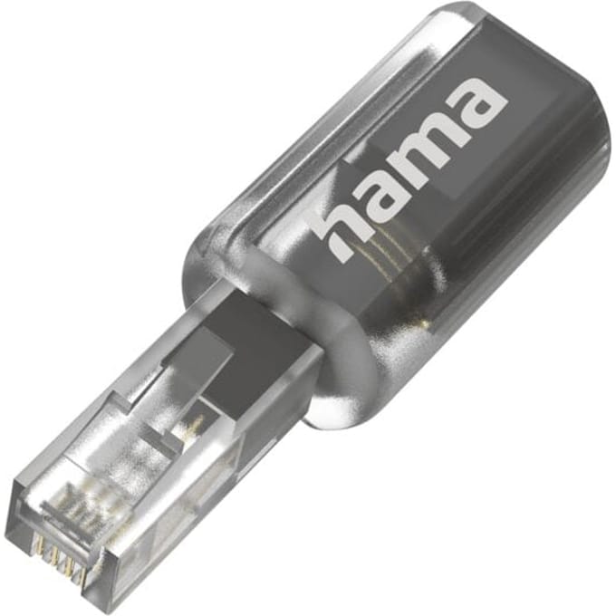 Hama Telefoon (analoog) Adapter 0 mm Zwart (transparant)
