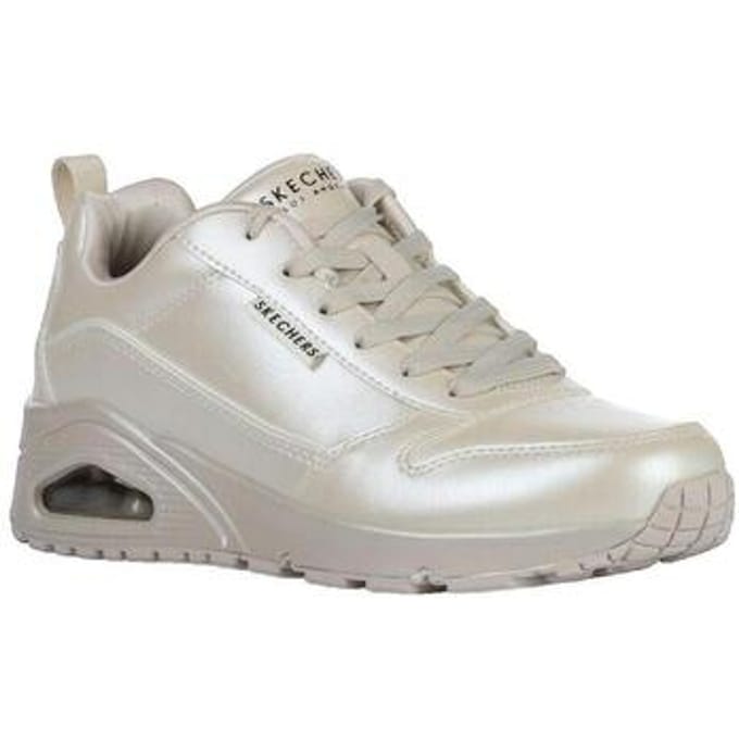 Lage Sneakers Skechers Baskets Uno Galactic Gal crème