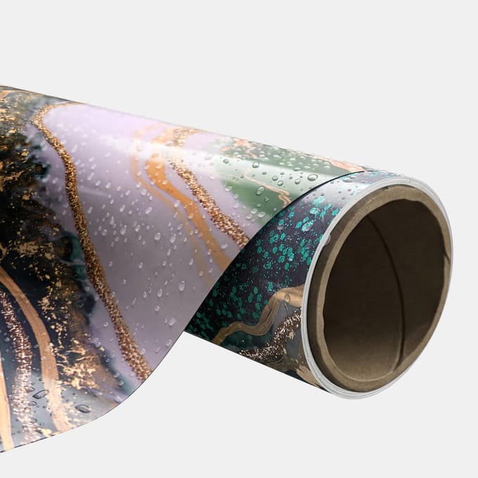 Waterdichte zelfklevende rol - Afwasbare werkbladsticker - SMARAGD EPOXY - 60x200cm