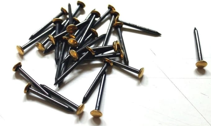 Set van 40 Stalen Spijkers voor Schilders en Ophangen, 25 mm