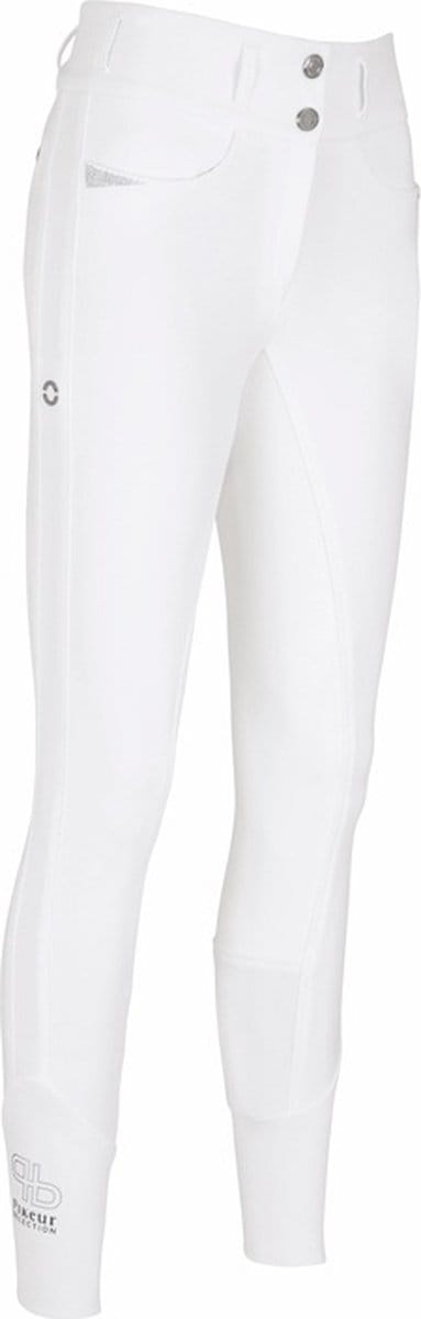 Pikeur Laure Rijbroek Dames Lederen zitting Classic M Wit