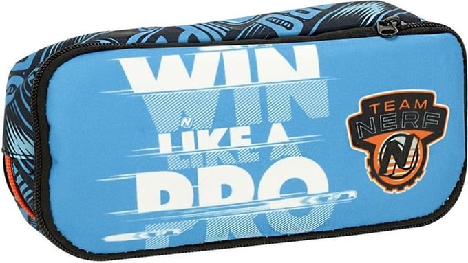 Hasbro Etui Nerf Junior 10,5 X 23,5 Cm Polyester Blauw
