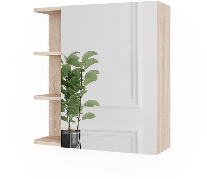 Vicco Fynn Spiegelkast – 62 x 64 cm Sonoma