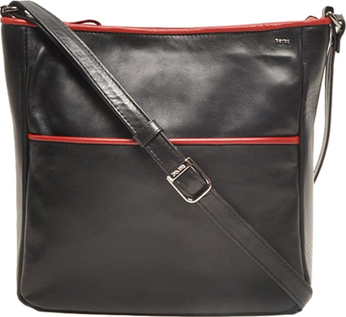 Berba | Soft | Crossbody-tas | Schoudertas | Dames | Zwart | Leer