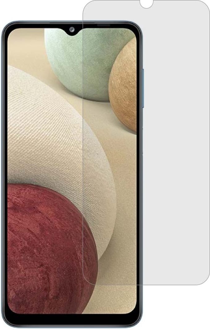 Smartphonica Samsung Galaxy A12 screenprotector van glas geschikt voor Samsung Galaxy A12