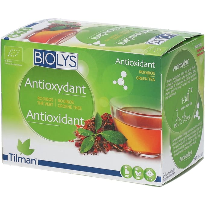 Biolys Thee Antioxidant Rooibos - Groene 24 Filterzakje