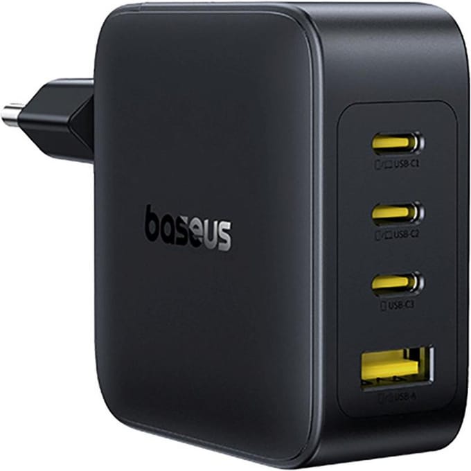 Baseus Enerfill Fh11 Wandlader Voor Laptop En Telefoon 3Xusb C 1Xusb