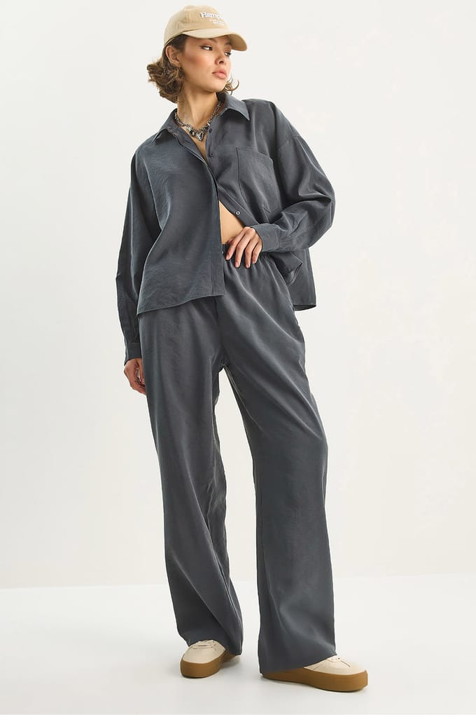 Shirt-Broek Twee-Delige Coördinatie Set