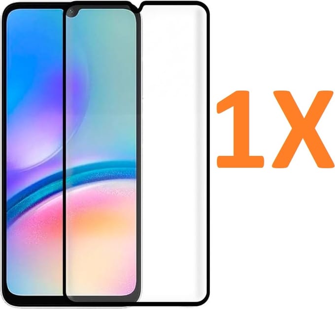 Volledige dekking Screenprotector Glas - Tempered Glass Screen Protector Geschikt voor: Samsung Galaxy A15 - 1x