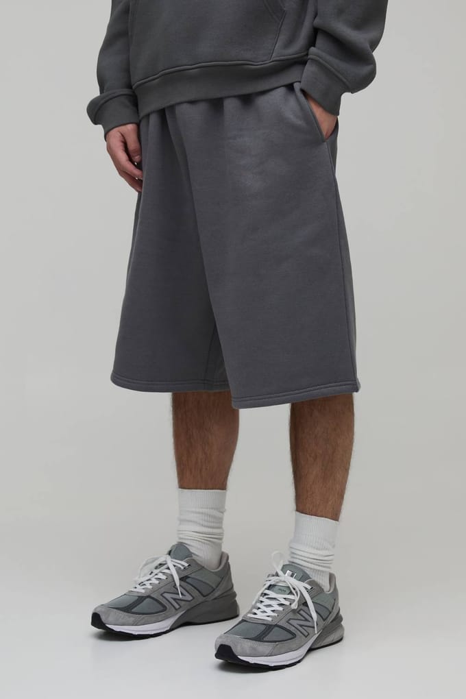 Essential Jersey Jort | Charcoal | Size Small