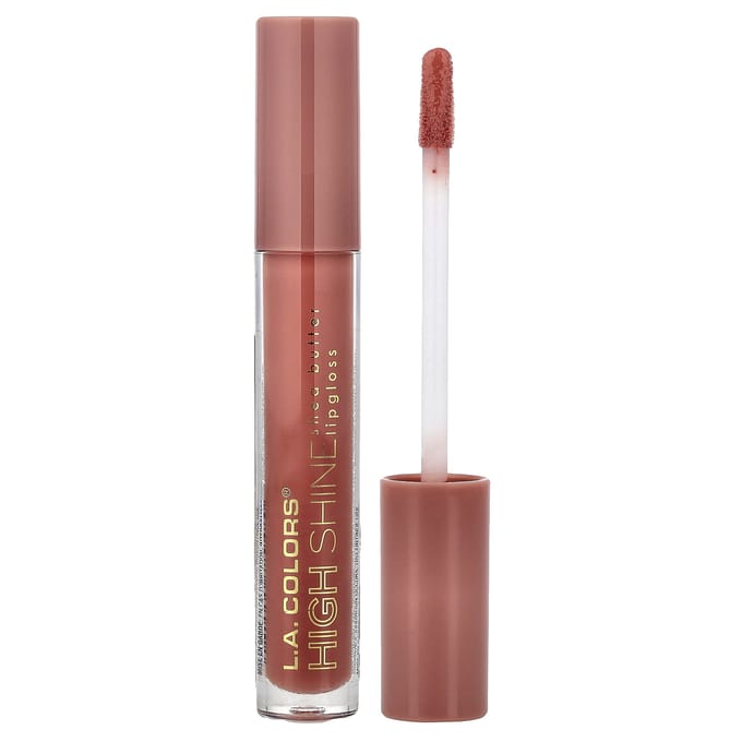 LA. Kleuren, Hoge Glans, Shea Butter Lipgloss, CLG948 Sensueel, 4g (0,14 oz) brown