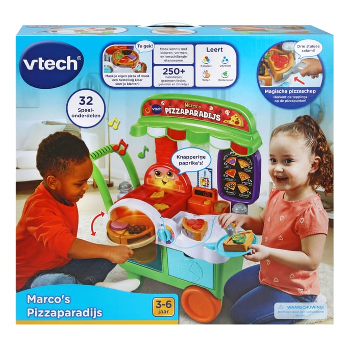 VTech Marco's Pizzaparadijs Activity-Center - Keuken Speelgoed - Interactief & Educatief Speelgoed - Cadeau - Kinderspeelgoed 3 Jaar