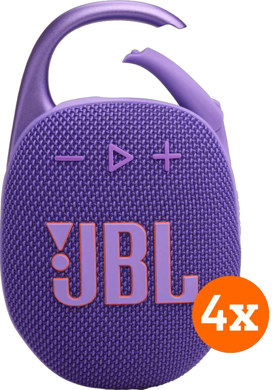 JBL Clip 5 Paars 4-pack