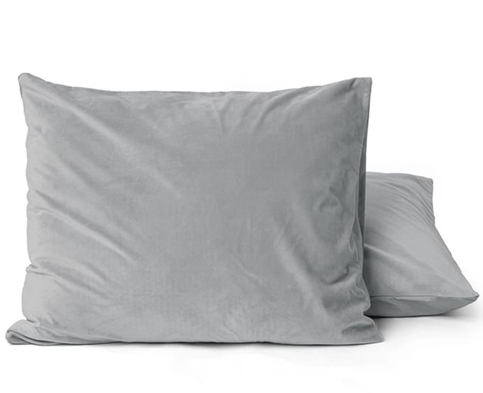 Zavelo Easy All-in-one-Dekbed Velvet Kussenslopen Grijs (2-stuks)