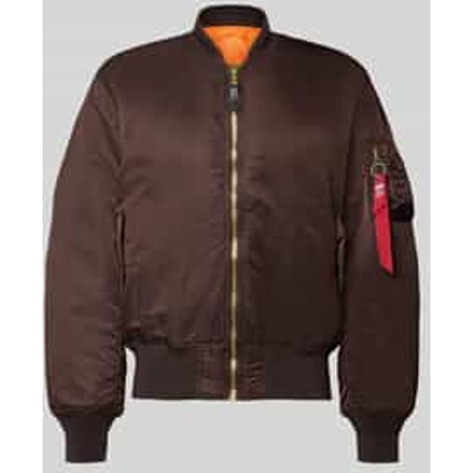 Regular fit bomberjack met opstaande kraag model 'Heritage'
