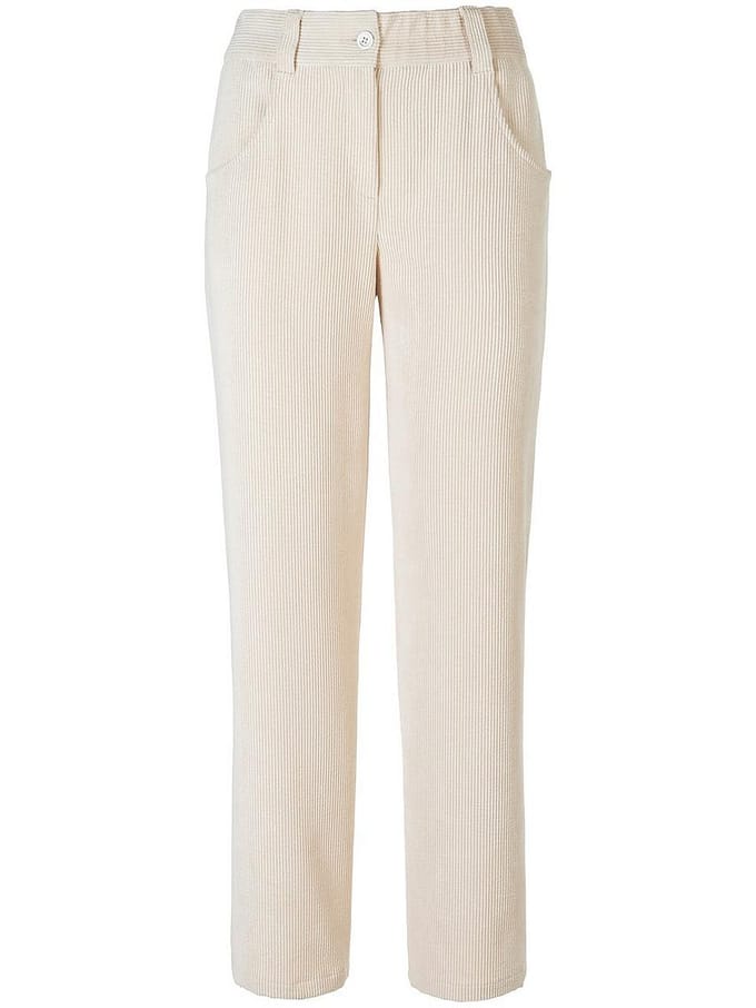 7/8-cordbroek pasvorm Barbara Van Peter Hahn beige