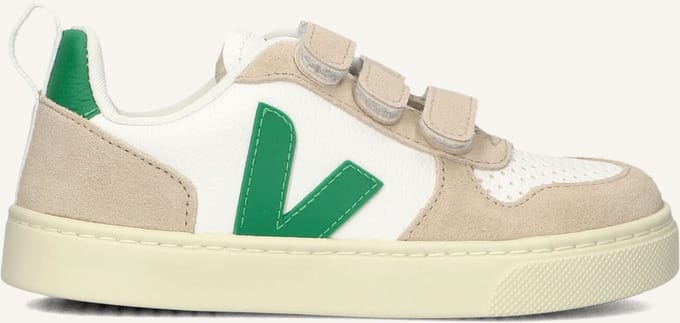 VEJA Small V-10 Sneakers - Jongens - Beige - Maat 34