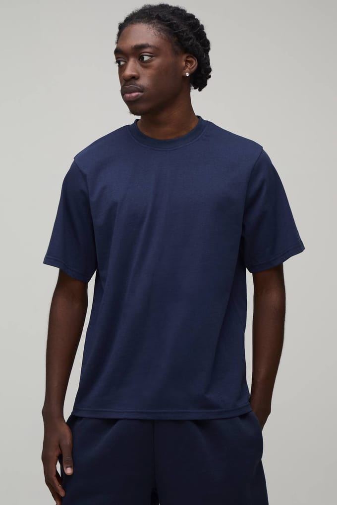 Essentieel Regular Fit T-shirt | Navy | Size Medium