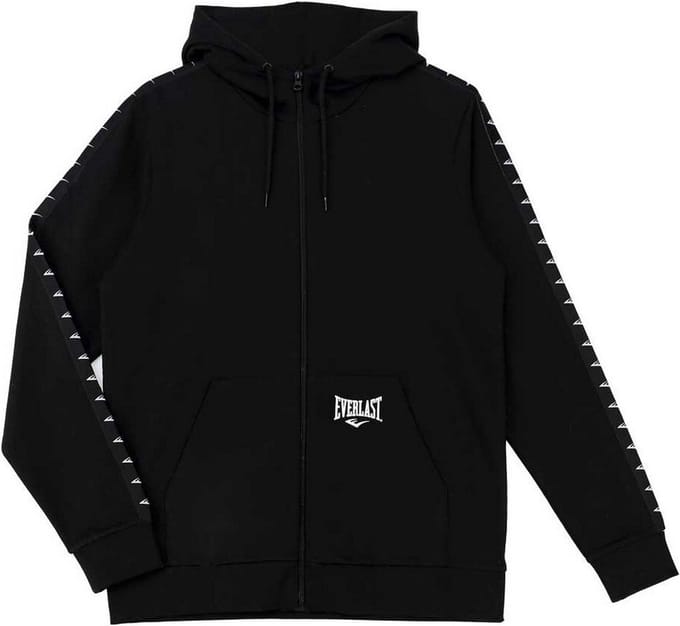 Everlast Tape Sweatshirt Met Rits Zwart L Man