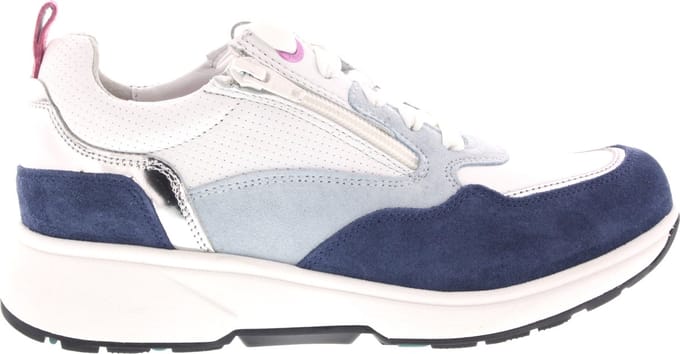 Dames Veterschoenen Xsensible Grenoble Denim Combi Jeansblauw - Maat 40