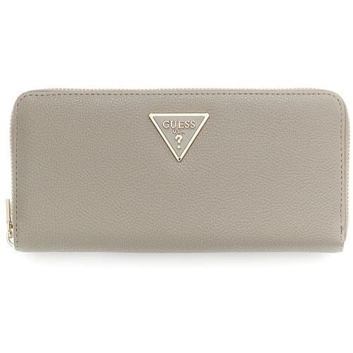 GUESS portemonnee Laurel II SLG Large Zip Around Wallet Dark Taupe