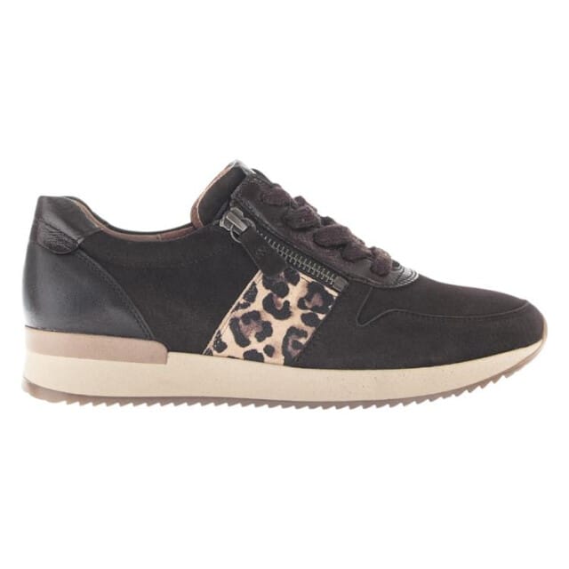 Gabor Bruine Suede Dames Sneakers