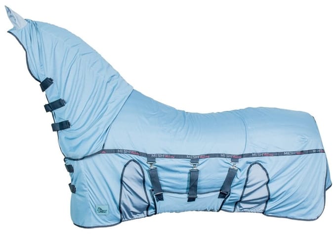 Harry's Horse - Vliegendeken Mesh-Pro Belly - Blue Heaven - Maat 175