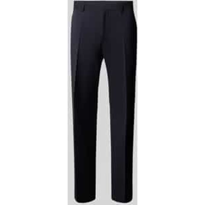 Regular fit pantalon met persplooien, model 'Lenon'