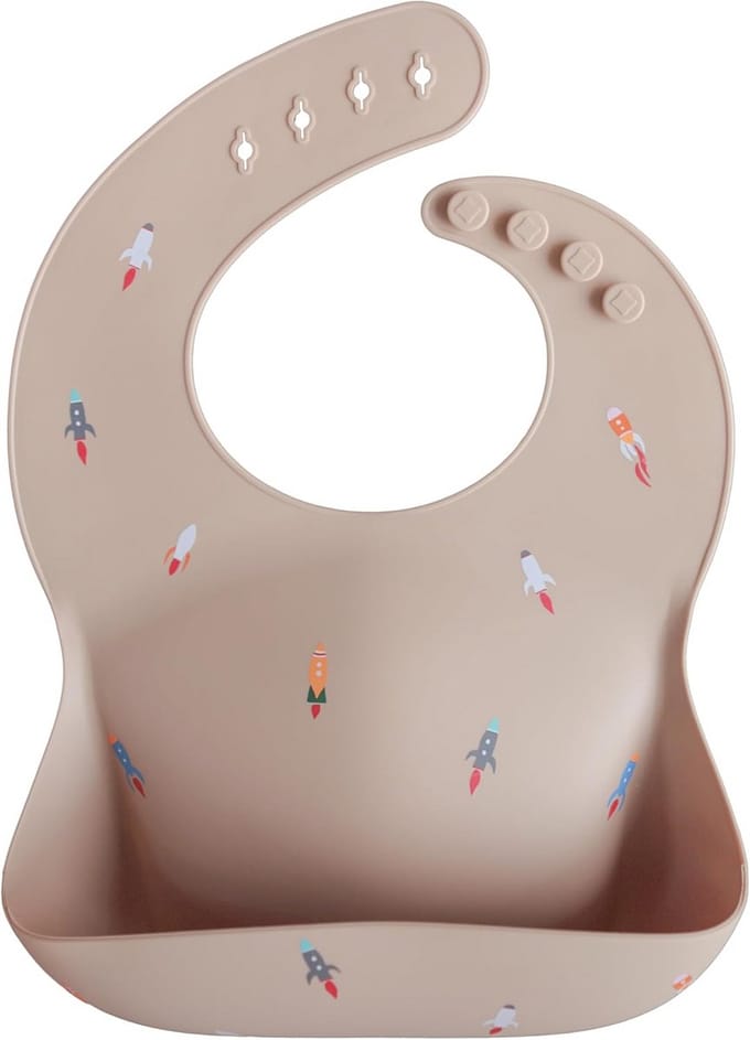 Omgoods - Silicone Slabbetje voor Kinderen, Rocket Design