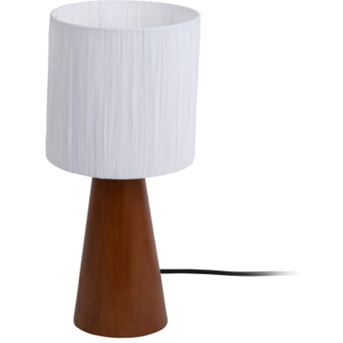 Leitmotiv Tafellamp Sheer Cone - Wit - Ø15cm - Modern