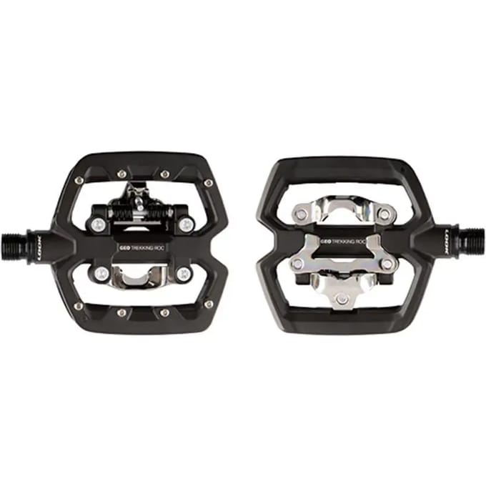 Look Geo Trekking Roc Pedalen Zwart,Zilver