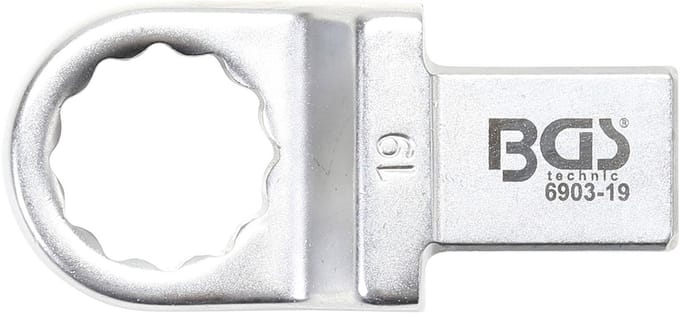 BGS insteek-ringsleutel 19 mm opname 14 x 18 - 6903-19