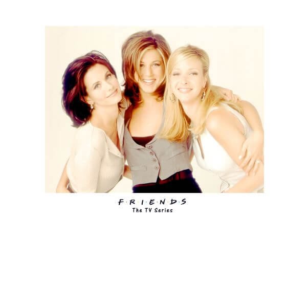 Friends Girls dames t-shirt - Wit - S