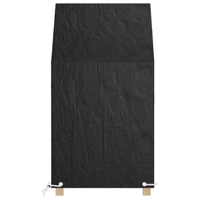 vidaXL - Tuinstoelhoes - met - 8 - oogjes - 65x65x80/120 - cm - polyetheen