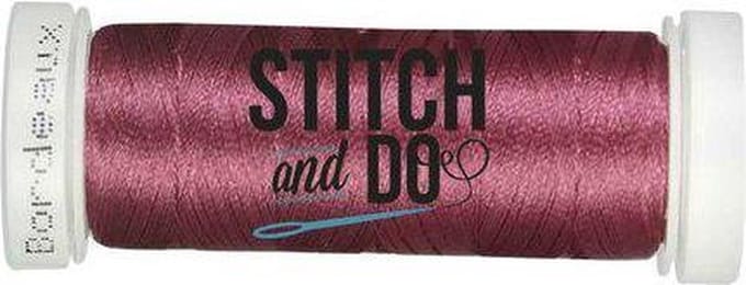 Bordeaux Linnen Garen Stitch & Do