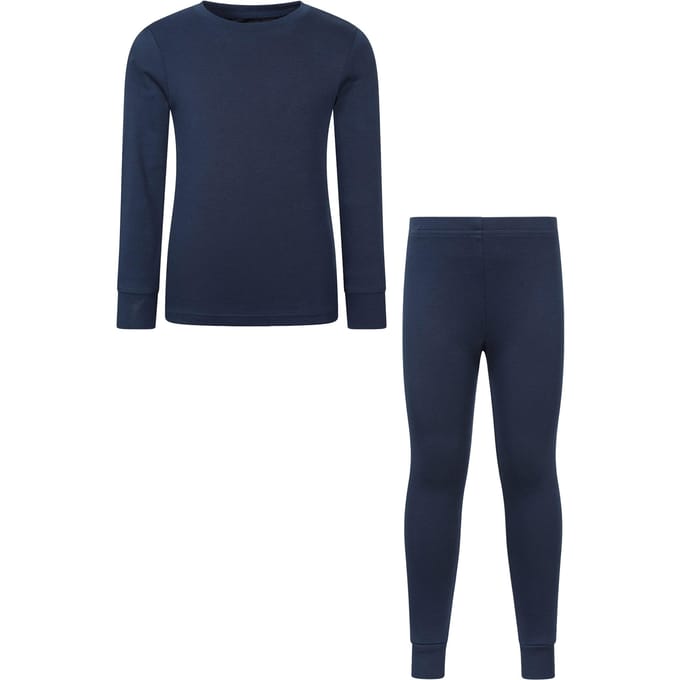 Mountain Warehouse Kinderen Meribel Basislaag Set (Marineblauw)