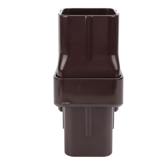 Système de Récupération d'Eau de Pluie Installation Facile Kit Déviateur Efficace pour Baril de Pluie pour Gouttière marron