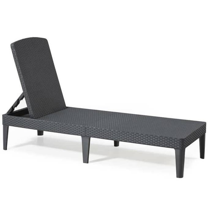 Allibert Jaipur Ligbed – 187,5x58x29cm – Grafiet